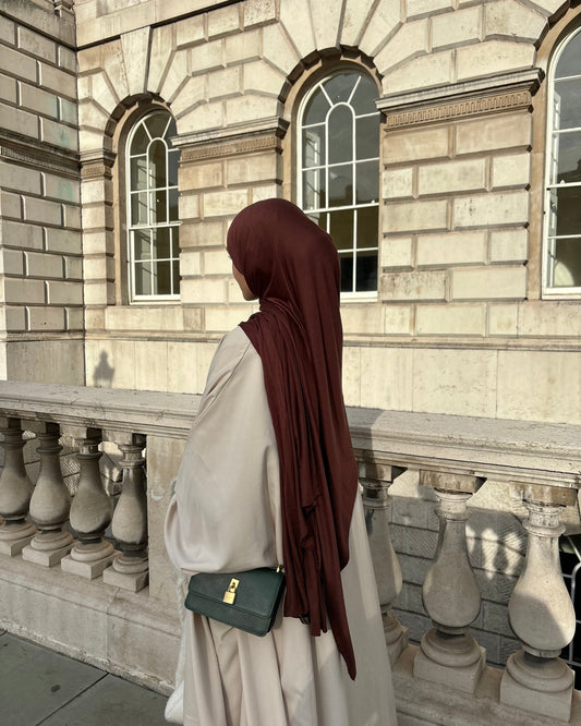 Cinnamon Jersey hijab