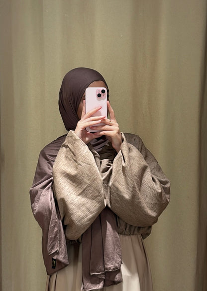Mocha Jersey hijab