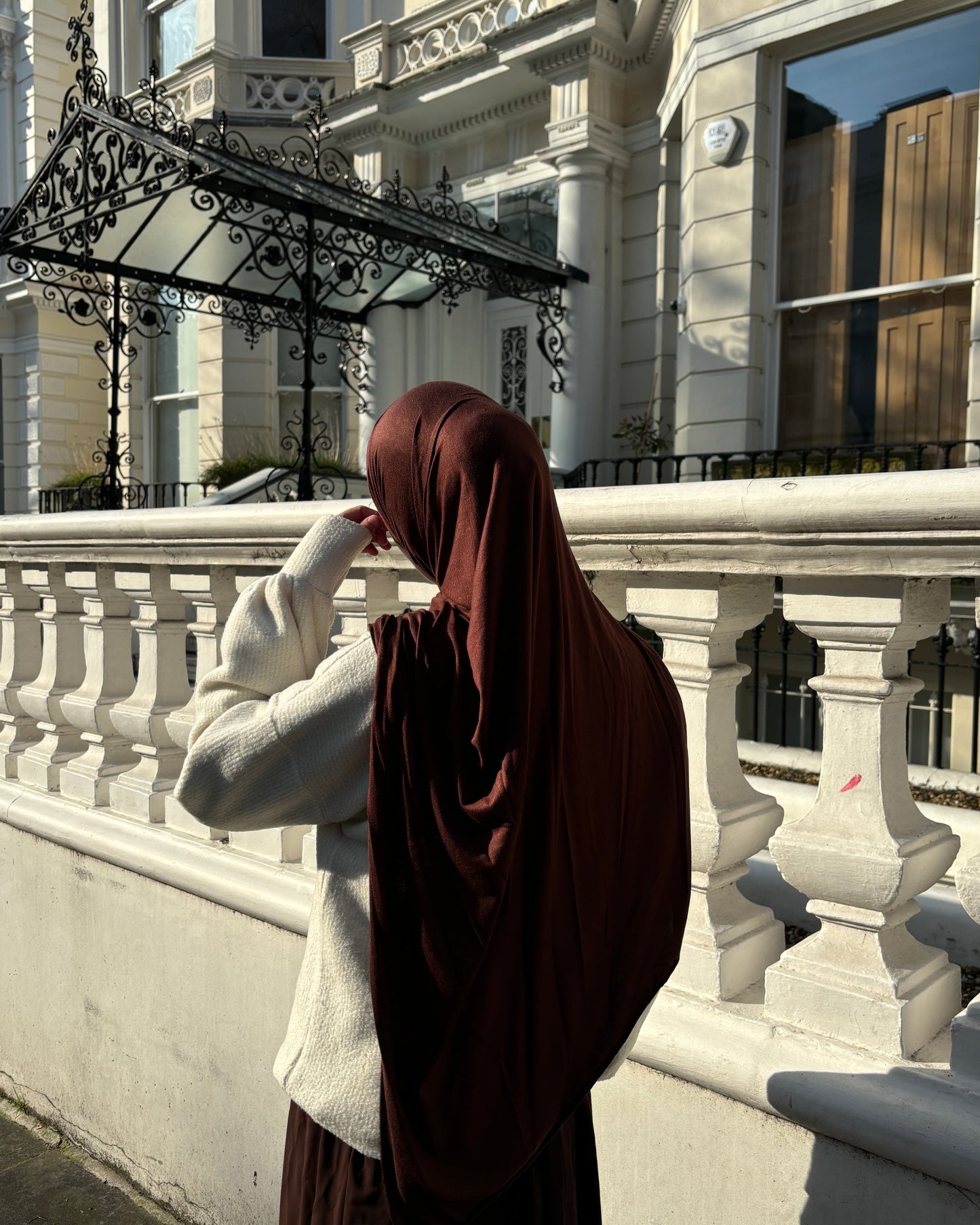 Cocoa jersey hijab