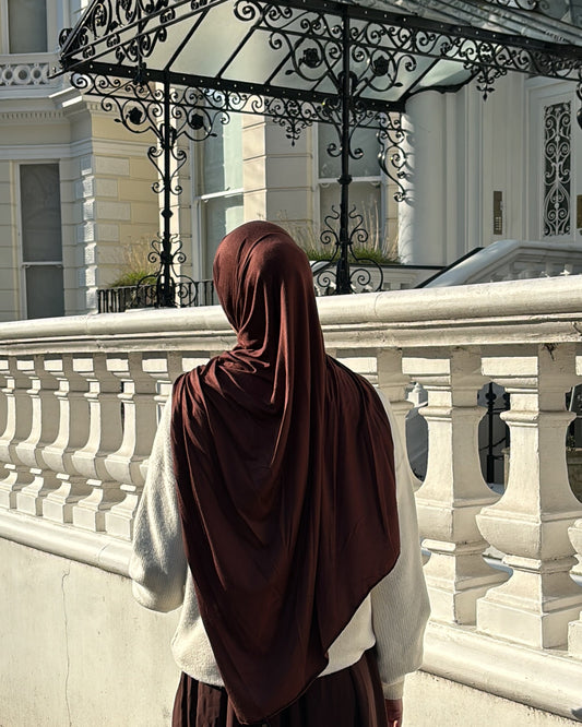 Cocoa jersey hijab