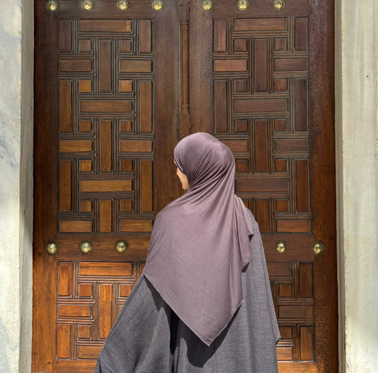 Charcoal jersey hijab