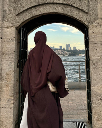 Chocolate jersey hijab